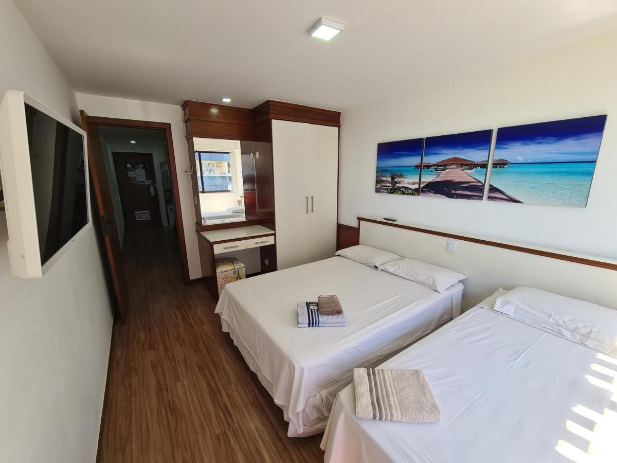 Flat Pasárgada 712, Free Bikes, pé na praia Vila Velha  Kültér fotó