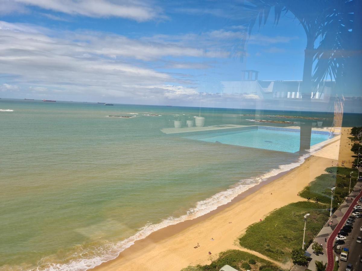 Flat Pasárgada 712, Free Bikes, pé na praia Vila Velha  Kültér fotó