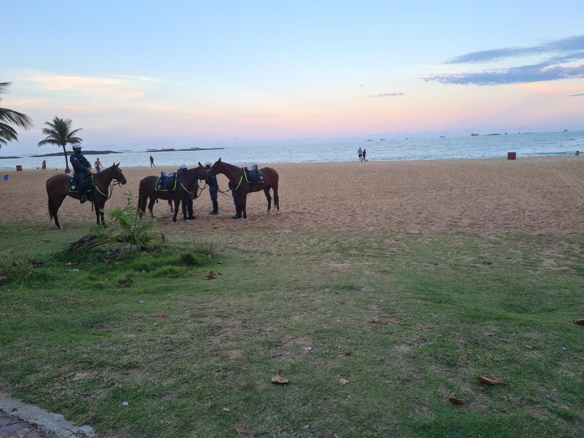 Flat Pasárgada 712, Free Bikes, pé na praia Vila Velha  Kültér fotó