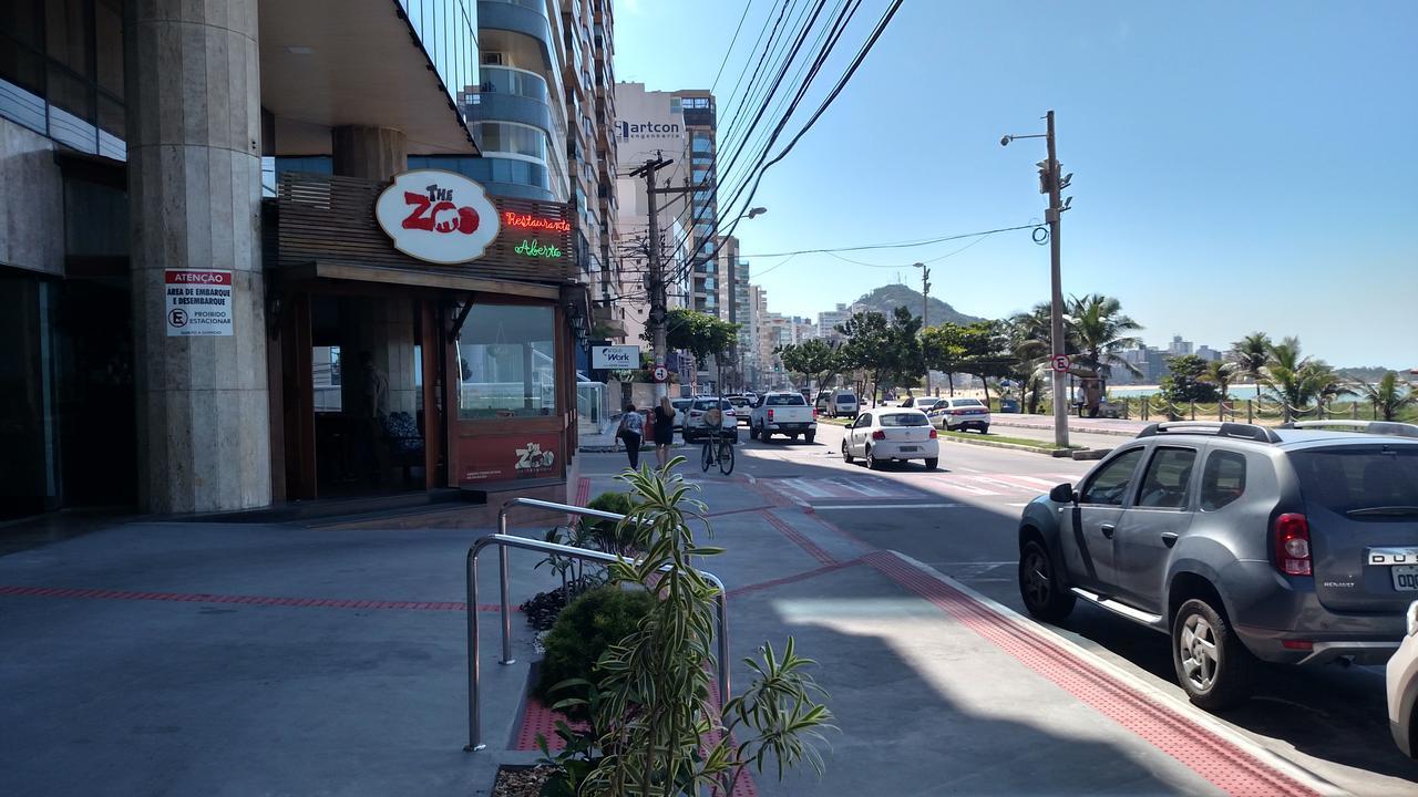 Flat Pasárgada 712, Free Bikes, pé na praia Vila Velha  Kültér fotó