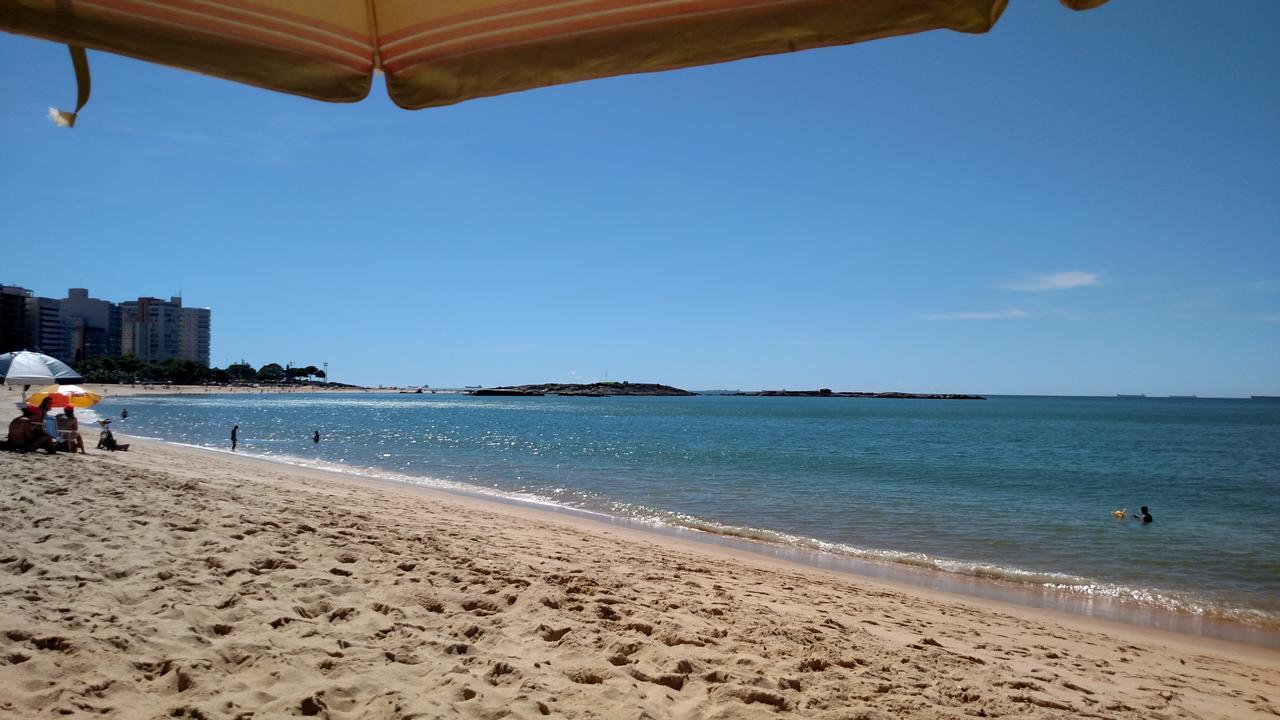 Flat Pasárgada 712, Free Bikes, pé na praia Vila Velha  Kültér fotó