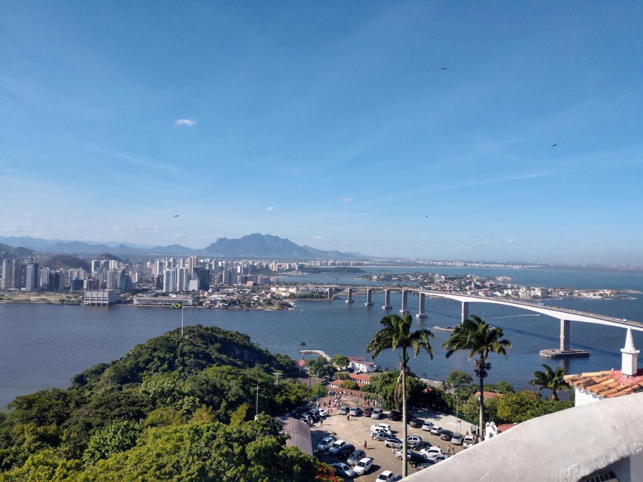 Flat Pasárgada 712, Free Bikes, pé na praia Vila Velha  Kültér fotó